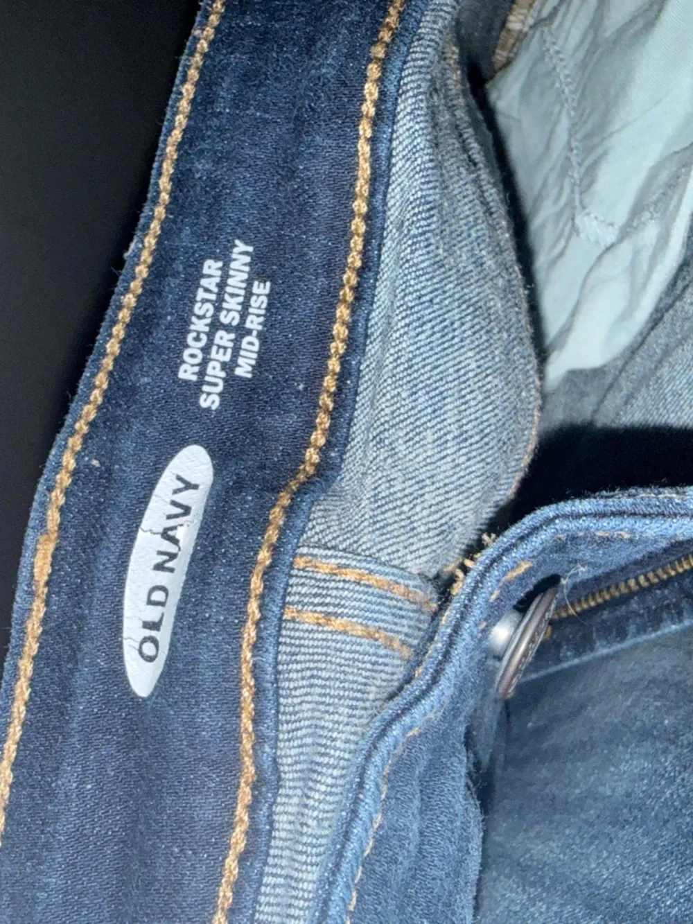 Stack of 5 Old Navy Skinny Jeans - Assorted Blue and Gray Tones 10x30 - Picture 12 of 15